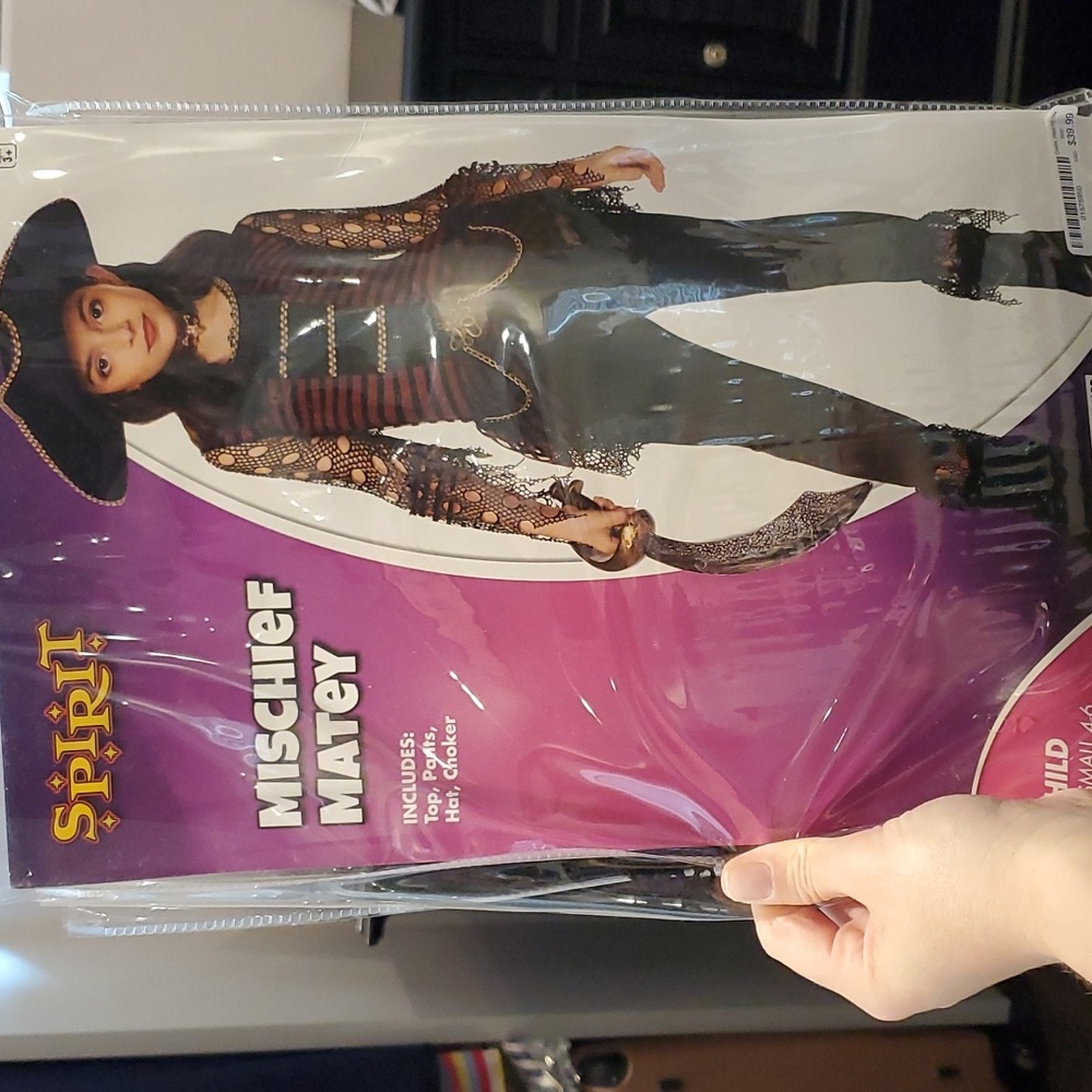 Spirit Mischief Matey Pirate Costume Child Small 4-6